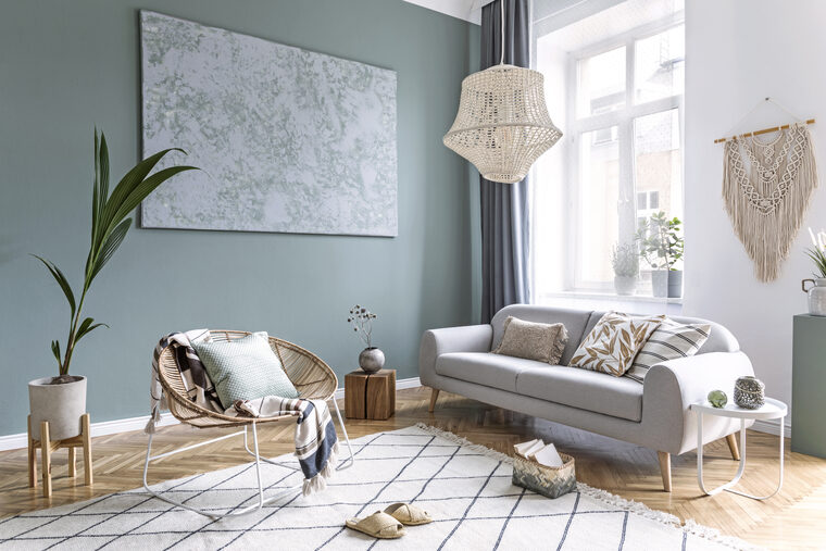 Stylish living-room interior